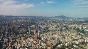 The city, west side of the tower