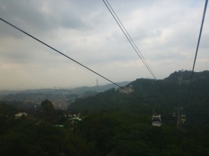 The way down in the gondola