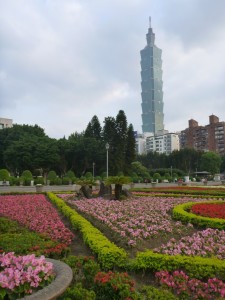 Taipei 101 from Sun Yat-Sen memorial